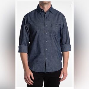 Tommy Bahama Delos Doby Woven long sleeve button down shirt men’s size XL